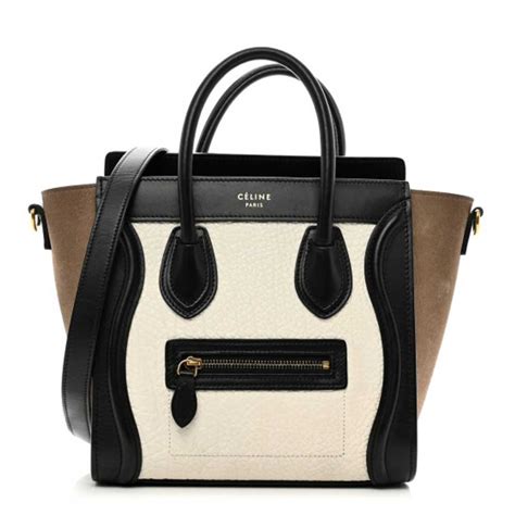 celine medium bullhide trapeze|CELINE Bullhide Calfskin Nubuck Medium Tri.